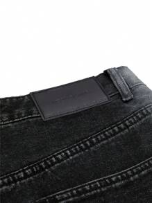 NEON BLANC Men's Woven Loose Fit Gradient Grey Street Fashion Denim Jeans, Streetwear Edition - Dark Grey - View 11