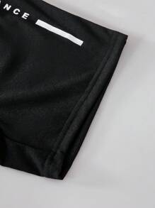 SHEIN Explorewe 2pcs/Set Young Boy Letter Print Round Neck Short Sleeve T-Shirt And Shorts, Casual Outfit - Multicolor - View 4