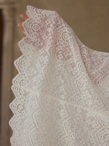 MOTF PREMIUM SHEER SCALLOP TRIM TOP