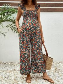 Boho Mama 孕妇无袖连体裤，简约时尚，适合夏季