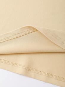 Calvaya Women's Short Sleeve Western Boots And Hat Monogram Print T-Shirt Casual Short Sleeve Crew Neck Top Let's Go Girls Graphic Tees Women Tops - Apricot - View 6