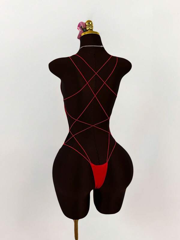 Amplova Boho Vacation Spring Summer Outfits For Women Concert Outfit Women Beach Outfits For Woman Off The Shoulder Backless Double Strap Criss-Cross Back Tight Spaghetti Strap Bodysuit