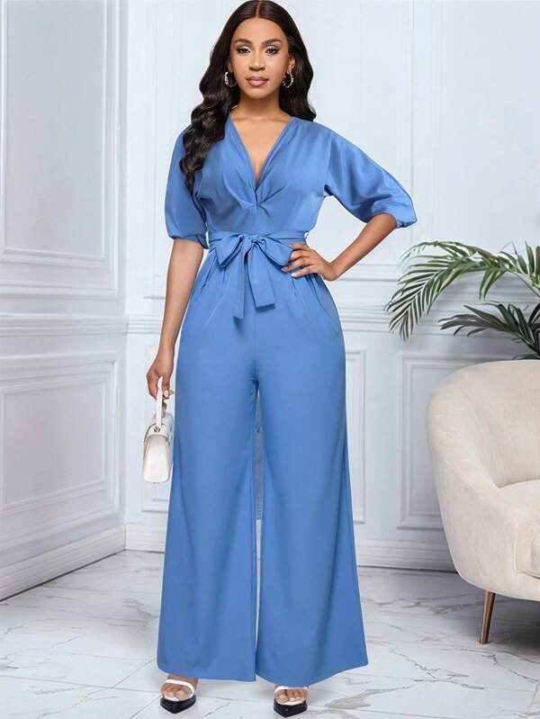 Lyxana Salopetă casual minimalistă pentru femei, simplă și la modă, potrivită pentru vară