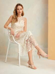 MOTF PREMIUM SANDALIAS DE TACÓN ALTO CON PUNTERA ABIERTA, TRANSPARENTES Y CON MALLA CON STRASS PARA MUJER, DE MODA