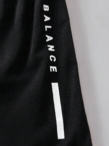 SHEIN Explorewe 2pcs/Set Young Boy Letter Print Round Neck Short Sleeve T-Shirt And Shorts, Casual Outfit - Multicolor - View 3