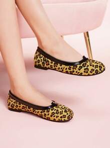 CUCCOO DOLLMOD 女士黑色圆头平底 Tabi 芭蕾舞鞋，复古交叉踝带舞者鞋 - 銅色 - 查看 4