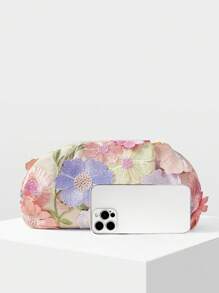 MOTF PREMIUM 女士花卉刺绣手拿包 - 彩色 - 查看 4