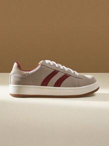 CUCCOO EASI Women's Casual Sporty Sneakers, Practical & Versatile - Gray Red - View 7