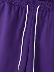 Manfinity RSRT Men's T-Shirt And Shorts Set, Casual And Stylish Suitable For Summer Men Vacation Sets Men Vacation Outfits Vacation Outfit For Men - Multicolor - View 5