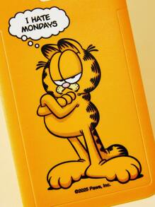 GARFIELD X SHEIN Süßer Cartoon Kartenhalter, kann an Taschen oder anderen gewünschten Orten aufgehängt werden, hält 2 Karten