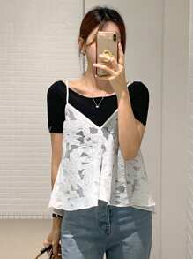 Wynsel Women's Round Neck Slim-Fit Short Sleeve Elegant T-Shirt, Grey, Spring/Summer,Business Casual Women
