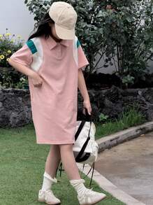 Dazy Kids Tween Girl Fall Dress,Back To School Clothes - Pink - View 5