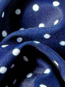 Swim Mod Set de 2 piezas de traje de baño tipo tankini para mujer con estampado reversible a rayas y lunares