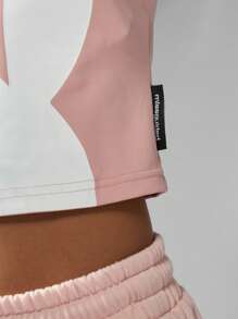 Missguided x Playboy Bunny Logo Sleeveless Crop Top Athletic Tank Workout Sports Bra Style Summer Athleisure Gym Performance Streetwear Festival Dance Activewear