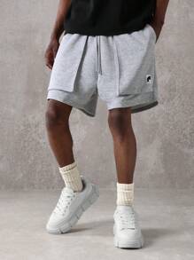 SUMWON Pantalones cortos de chándal de uso esencial, con bolsillos múltiples, cómodos, de alto rendimiento con cintura elástica, de tela de felpa francesa premium, para un estilo de vida activo en verano y primavera