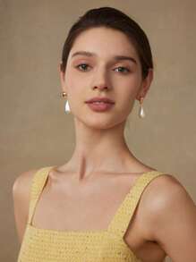 MOTF PREMIUM 拼色水滴吊坠耳环 - 彩色 - 查看 9