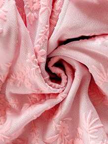 Soleia Women Holiday Halter Front Tie A-Line Crop Top - Baby Pink - View 11