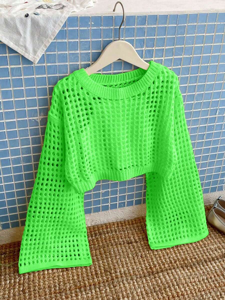 青少年女孩简约纯色长袖连帽衫