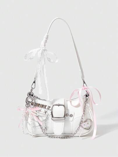 Kawaii حقيبة كتف للنساء بأسلوب كيوت Y2K