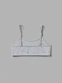 SHEIN 10pcs Tween Girls' Simple Comfy Soft Skin-Friendly Camisole Set For Growing Girls & Students - White - View 7