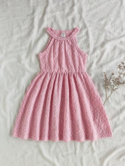 Vintaside Kids 女孩夏季时尚高端吊带连衣裙，适合夏季海滩度假、朋友聚会、生日和派对