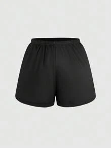 SHEIN EZwear 3件套休闲针织大码短裤 - 彩色 - 查看 3