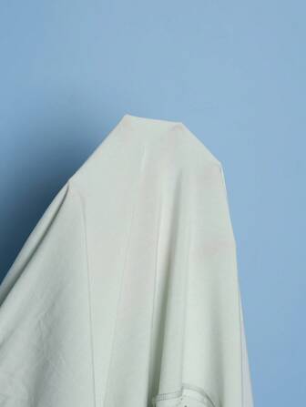 SHEIN Broderad lapptäcke V-ringad halvknappad framtill Överdimensionerad långärmad mammanattlinne Lyxigt loungewear, för höst, vinter