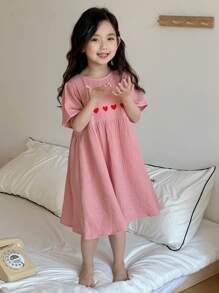 DAZY Young Girl Fall Loungewear - Pink - View 3