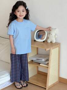 DAZY Young Girl Fall Clothes - Young Girl Loungewear - Blue - View 7