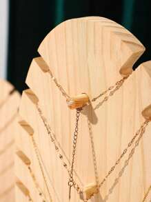 1 pièce Support en bois pour présenter les bijoux, pour les colliers, bracelets, pendentifs et le stockage des bijoux