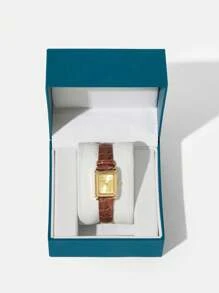 MOTF PREMIUM WOMEN'S FASHION SIMPLE SQUARE QUARTZ WATCH