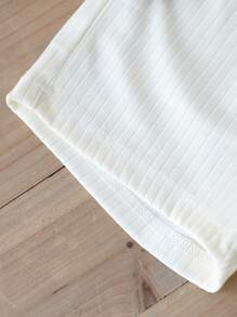 SHEIN Streecool Kids 2件套幼儿男童纹理面料撞色开衫衬衫和短裤套装 - 彩色 - 查看 8