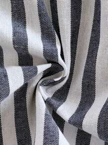 Soleia Vacation Beach Halter Neck Tied Contrast Stripe Tank Top