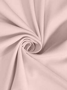 Plus Size Spring & Autumn Casual Solid Color Drawstring Hem Jacket Fall Winter Cloth For Women - Baby Pink - View 7