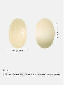 Shoulder Pads - Foam Self-Adhesive Thicker Invisible Shoulder Lift, Prevent Sagging Shoulders, Unisex Suit Accessories - Apricot - View 6