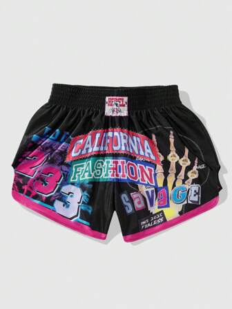 Street Life Pantaloncini sportivi da arti marziali e pugilato da uomo, adatti per uso quotidiano, primavera/estate