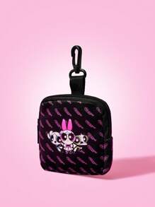 THE POWERPUFF GIRLS X SHEIN Fashionable & Portable Blossom, Bubbles, Buttercup Pattern Coin Purse - Multicolor - View 2