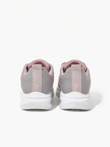 JNSQ 1 Pair Versatile Casual All-Match Soft Bottom Breathable Lace Up Sneakers, Suitable For All Seasons, Back To School - Pink - View 9