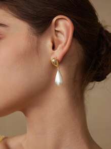 MOTF PREMIUM 拼色水滴吊坠耳环 - 彩色 - 查看 7