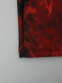 Manfinity Swimmode Plus Size Men's Minimalist & Fashionable Swim Trunks, Suitable For Summer