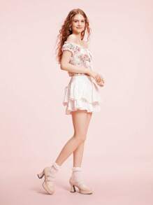 CUCCOO DOLLMOD Women's Black High Heel Waterproof Platform Lolita Mary Janes Cute Casual Shoes - Apricot - View 10