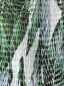 SHEIN Tween Girls' Botanical Print Jumpsuit, Sleeveless For Summer,Holiday,Summer,Travel, School, Campus, College - Green - View 4