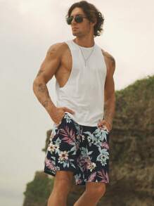 HIMLAND Men Solid Tank Top