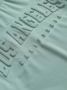 Manfinity Joysei 男士 3D 字母印花针织 T 恤套装