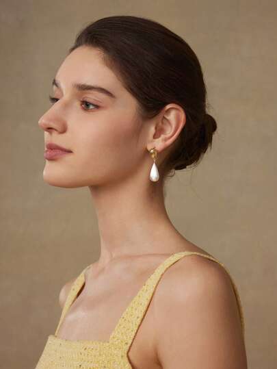 MOTF PREMIUM 拼色水滴吊坠耳环