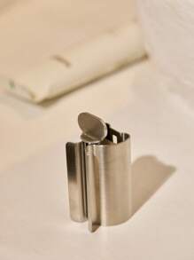 Cirelle 1件304不锈钢牙膏挤压器，手动牙膏刮刀，家用懒人挤压器，药膏挤压器，浴室工具家居浴室装饰夏季 - 彩色 - 查看 4