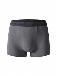 7pcs/Set Men's Letter Printed Elastic Waistband Comfortable Boxer Briefs