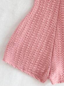 Soleia Women's Knitted Sleeveless Hollow Out Romper