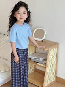 DAZY Young Girl Fall Clothes - Young Girl Loungewear - Blue - View 4