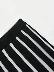 Maija Women Striped Long Casual Knit Skirt